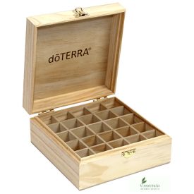 doTERRA Logóval Gravírozott Fadoboz