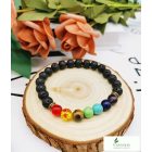 Aromaterápiás Láva Csakra Karkötő