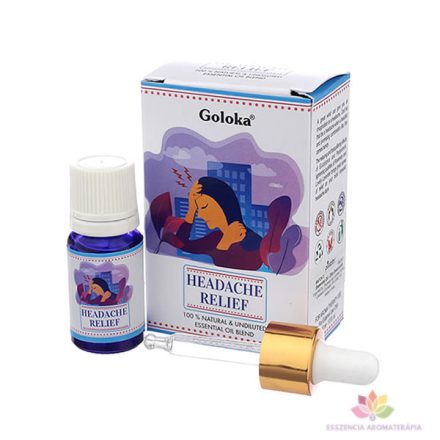 Goloka Blend Natural Essential Oil Headache Relief - Fejfájás