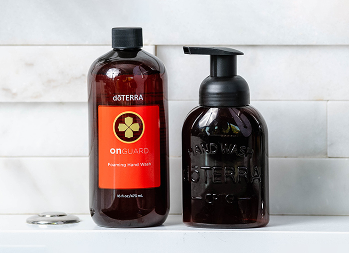 doterra kézmosó és palack
